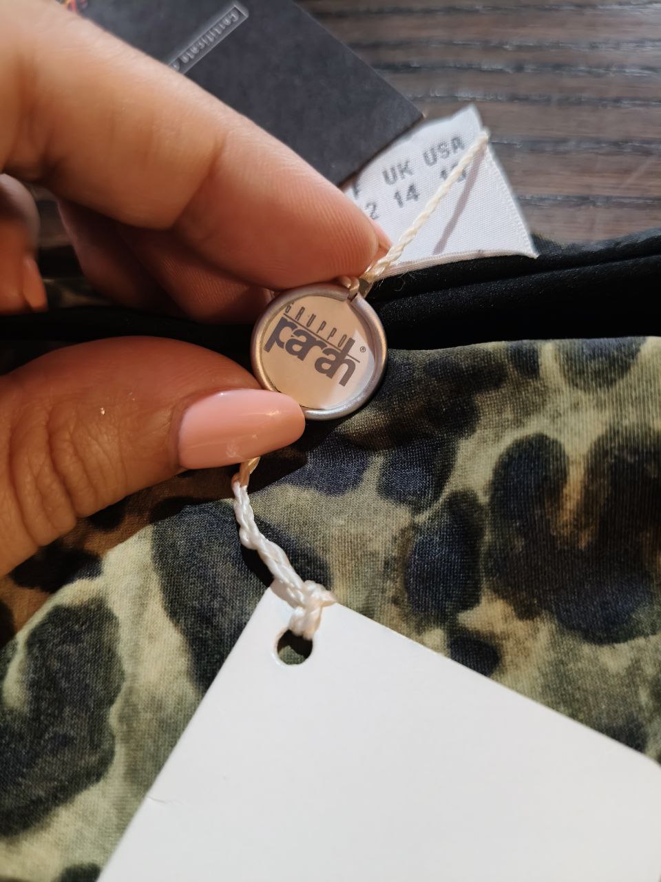 Parah gonna vintage fantasia animalier e floreale seta lycra tg 46