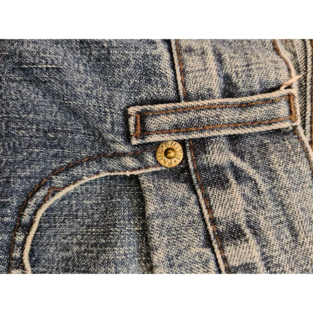 Jeans Paul Smith in denim blu – cotone ed elastan – vita 80 cm / Lunghezza 97 cm