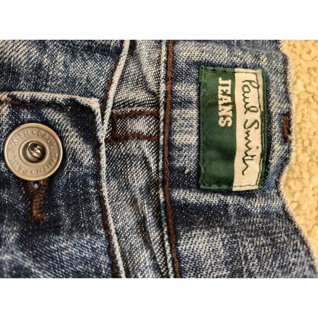 Jeans Paul Smith in denim blu – cotone ed elastan – vita 80 cm / Lunghezza 97 cm