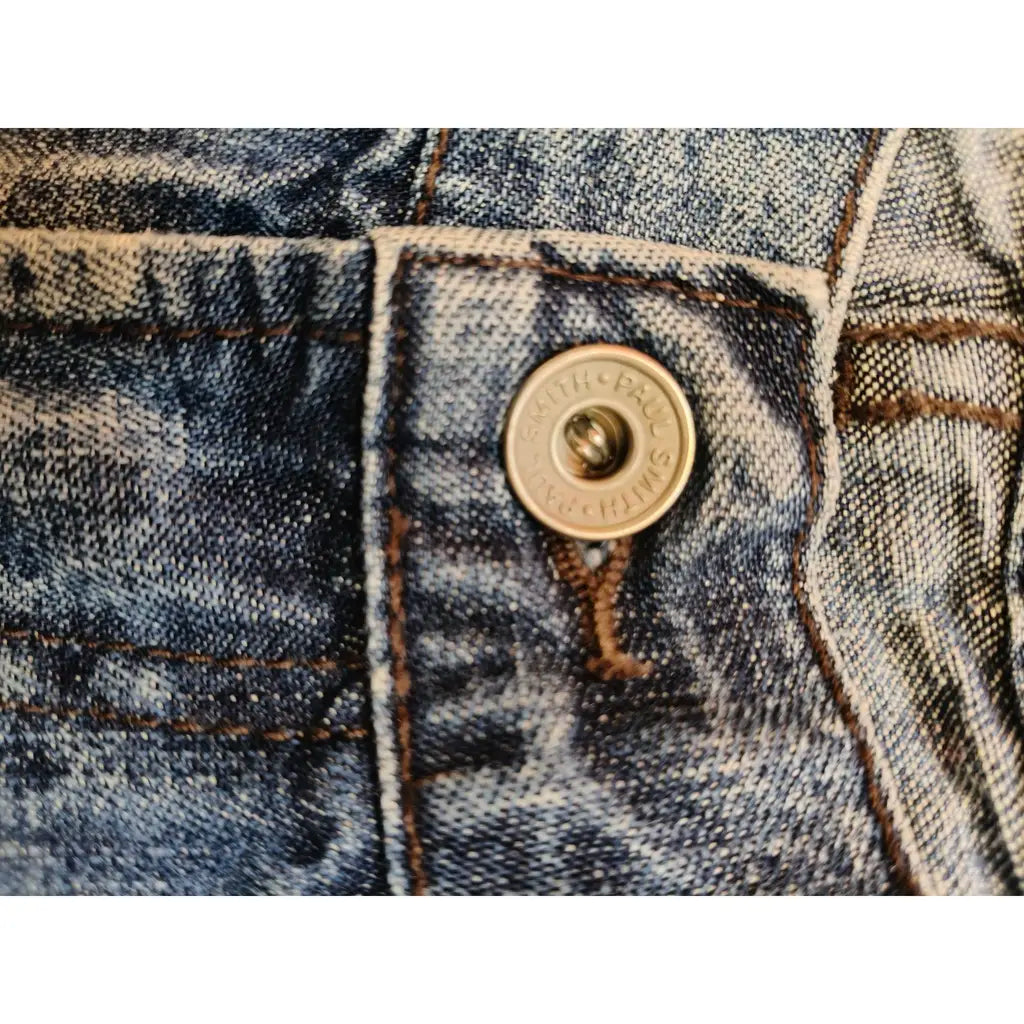 Jeans Paul Smith in denim blu – cotone ed elastan – vita 80 cm / Lunghezza 97 cm