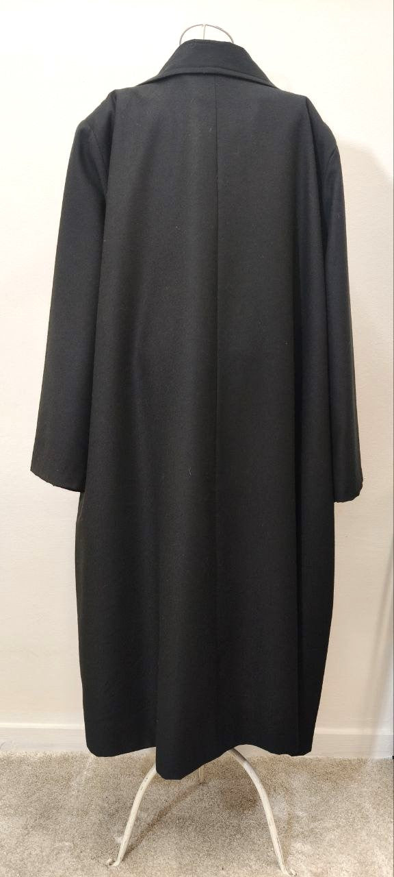 Cappotto nero over a tre bottoni Taglia XL