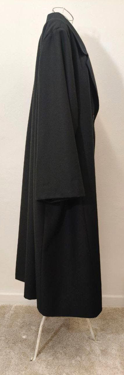 Cappotto nero over a tre bottoni Taglia XL