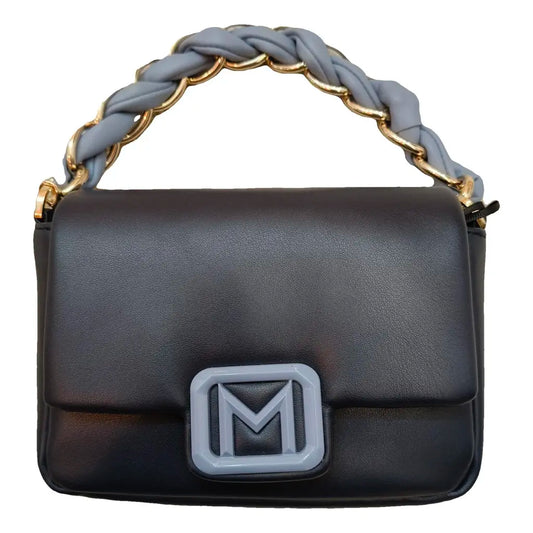 Marella Le Muse Pochette Tracolla Blu Navy con Catena Oro